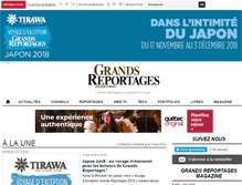 Tablet Screenshot of grands-reportages.com